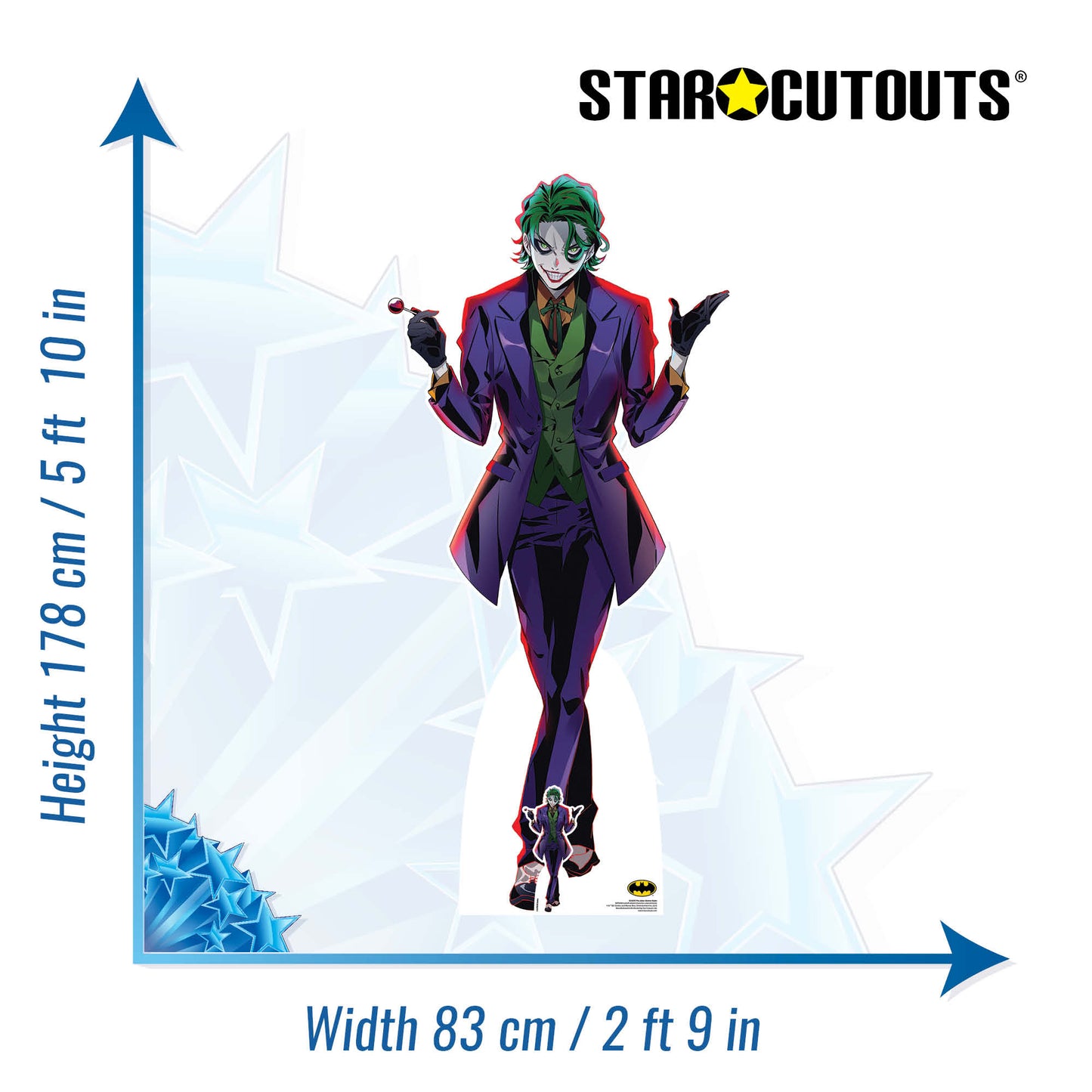 The Joker Anime Style Cardboard Cutout