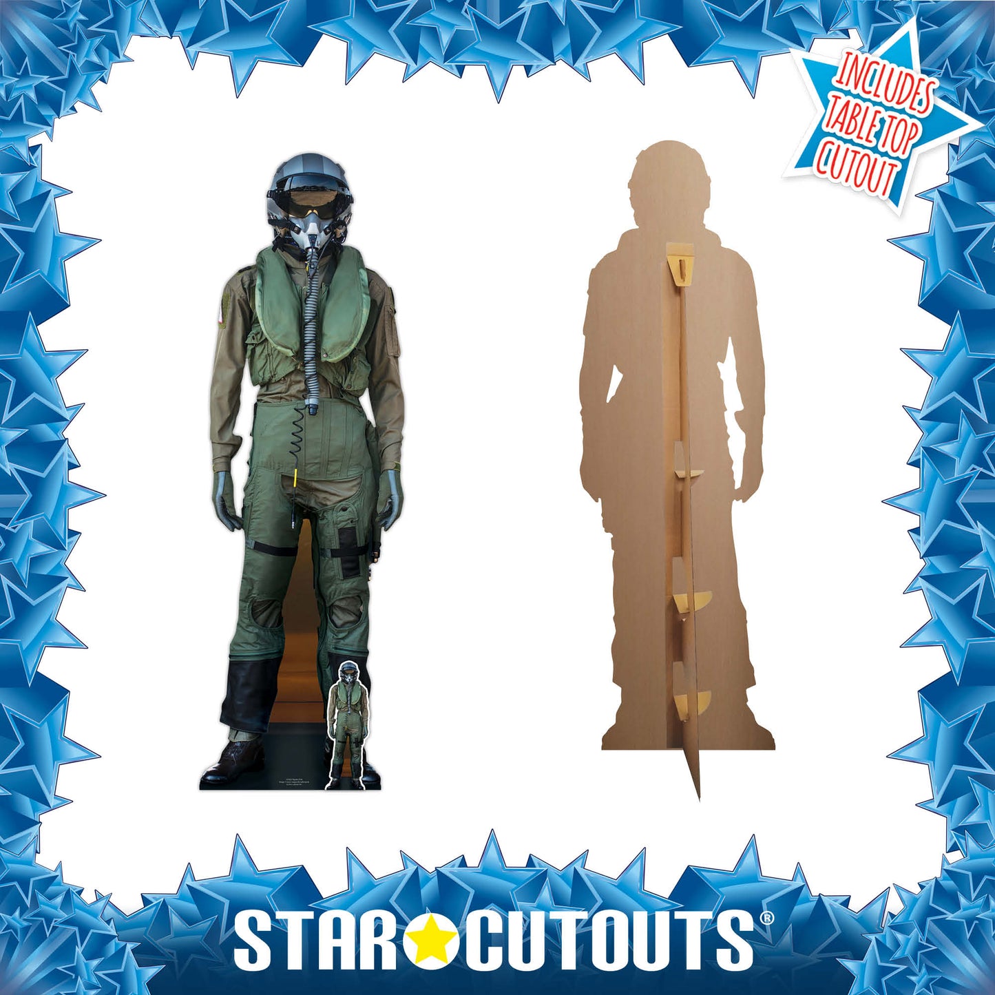 Fighter Pilot Cardboard Cutout - mycardboardcutout