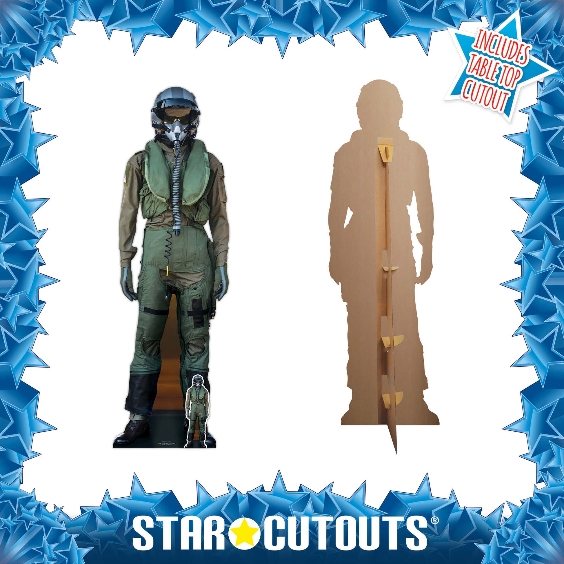 Fighter Pilot Cardboard Cutout - mycardboardcutout