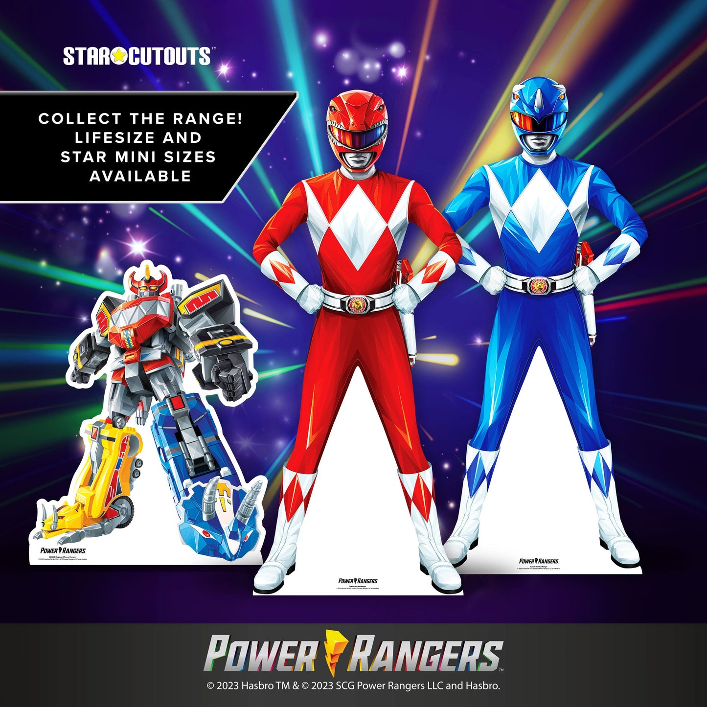 Red Power Ranger Cardboard Cutout - mycardboardcutout