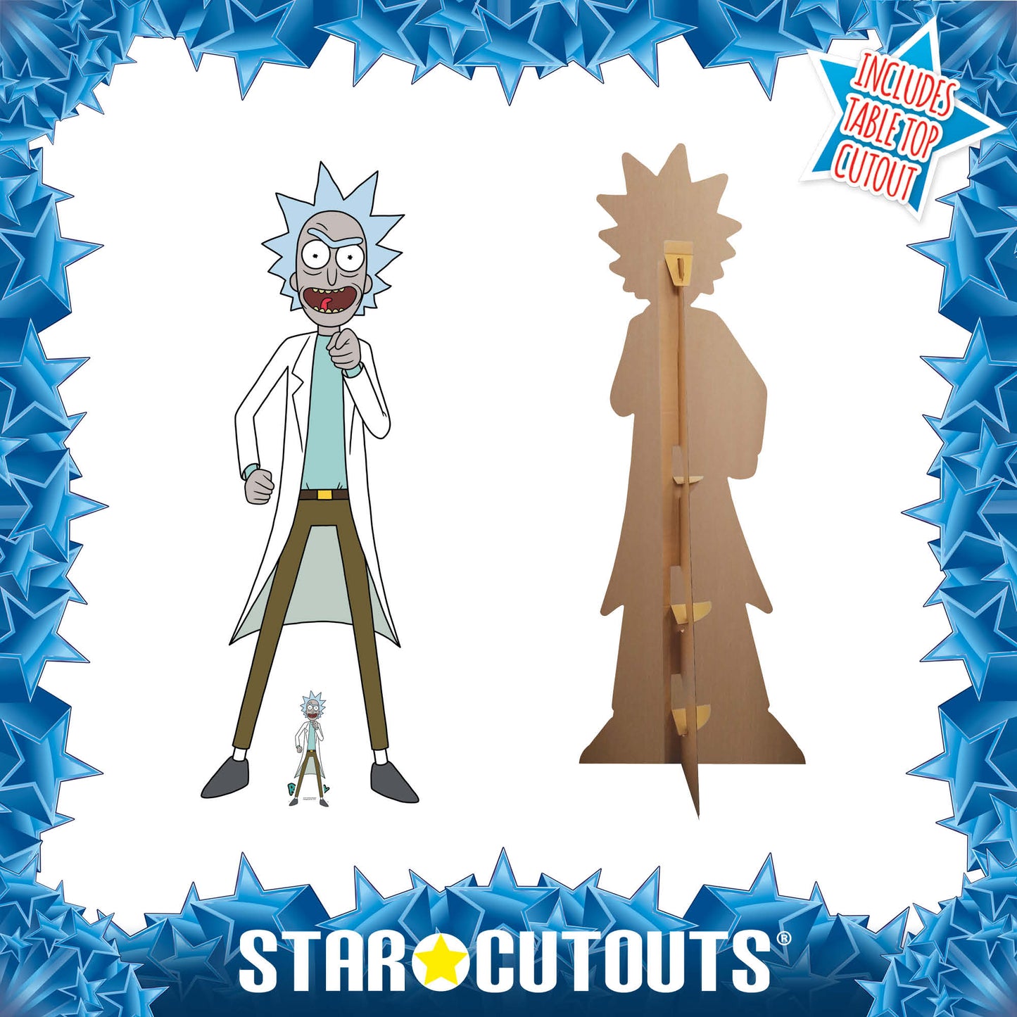 Rick Sanchez Scientist Rick and Morty Cardboard Cutout - mycardboardcutout