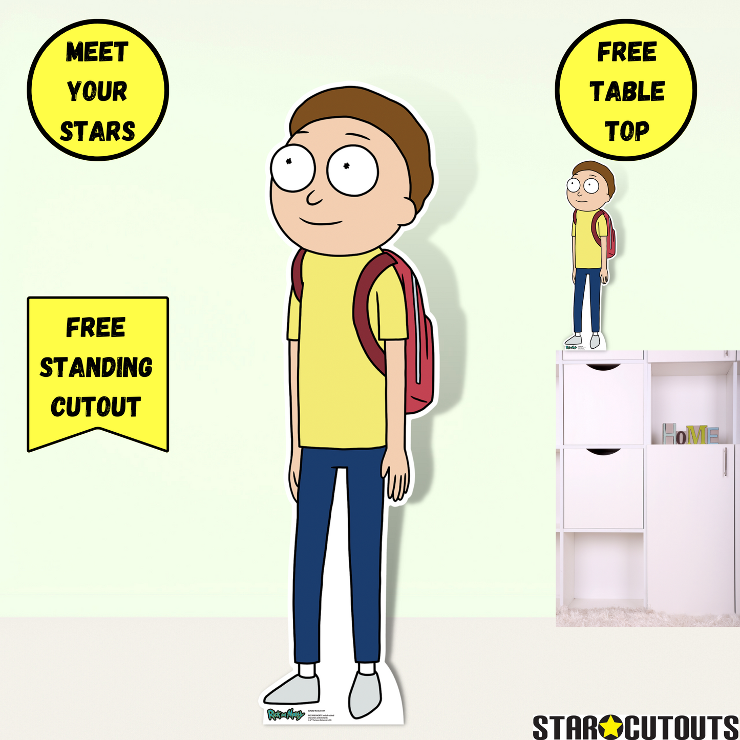 Morty Smith Rick and Morty Cardboard Cutout - mycardboardcutout