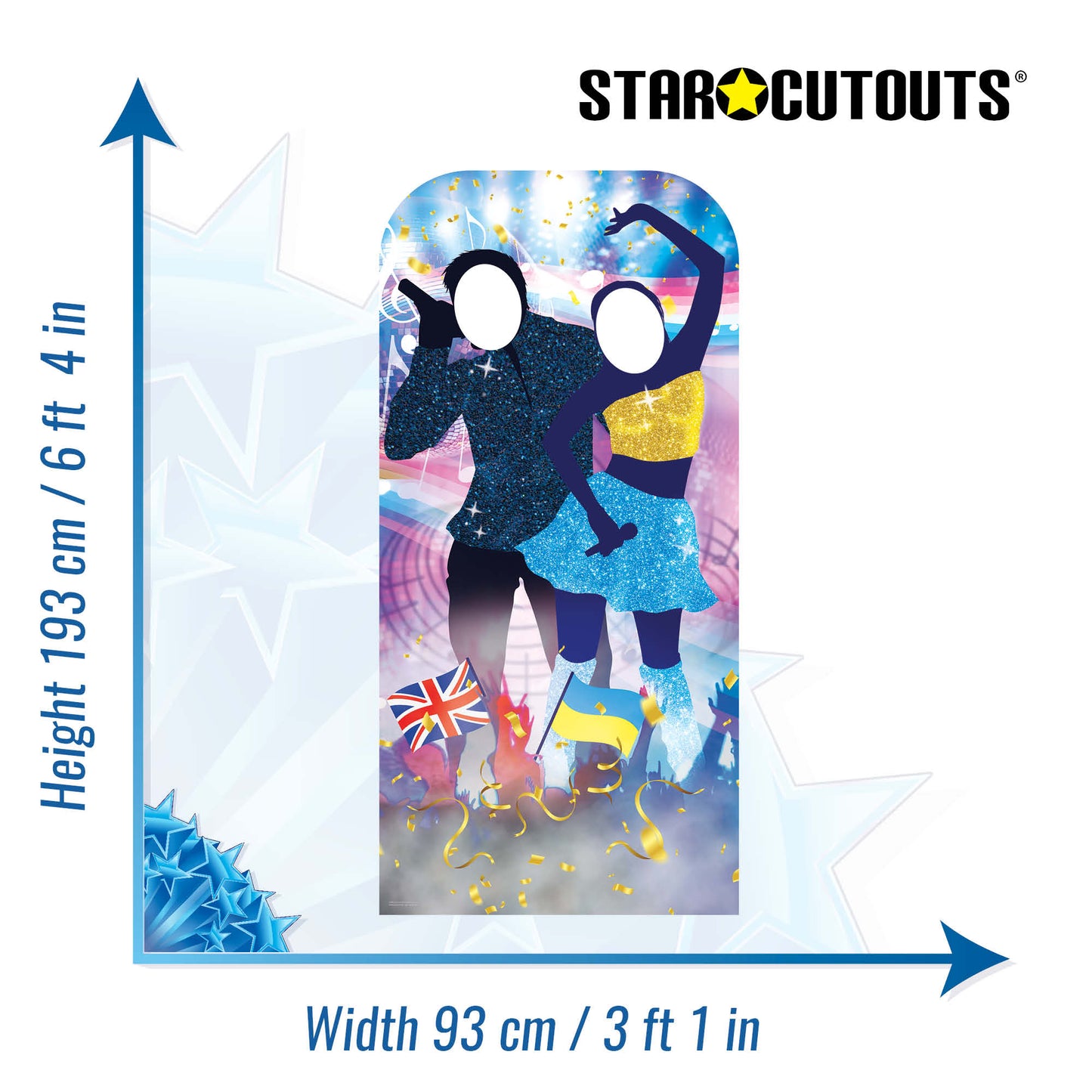 Song Contest Stand In Cardboard Cut Out Life Size - mycardboardcutout