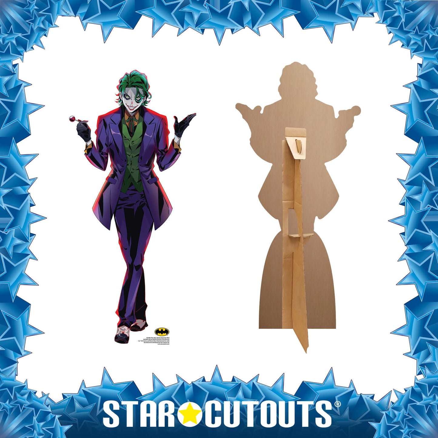 The Joker Anime Style Star Mini Cardboard Cutout - mycardboardcutout