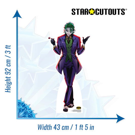 The Joker Anime Style Star Mini Cardboard Cutout - mycardboardcutout