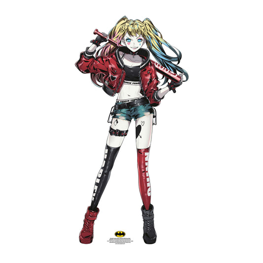 Harley Quinn Anime Style Star Mini Cardboard Cutout - mycardboardcutout