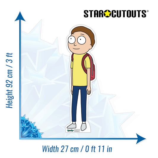 Morty Smith Small - Rick and Morty Star Mini Cardboard Cutout - mycardboardcutout
