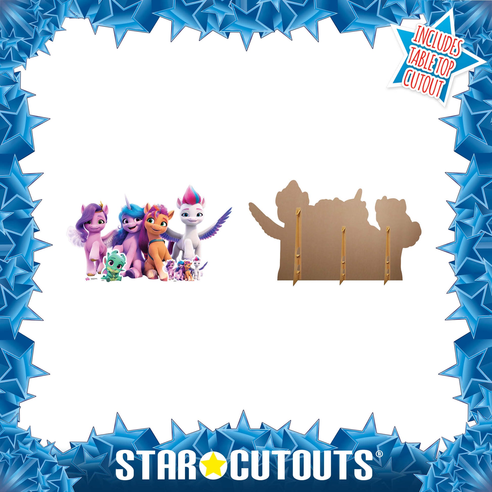 My Little Pony Group Large Cardboard Cutout - mycardboardcutout