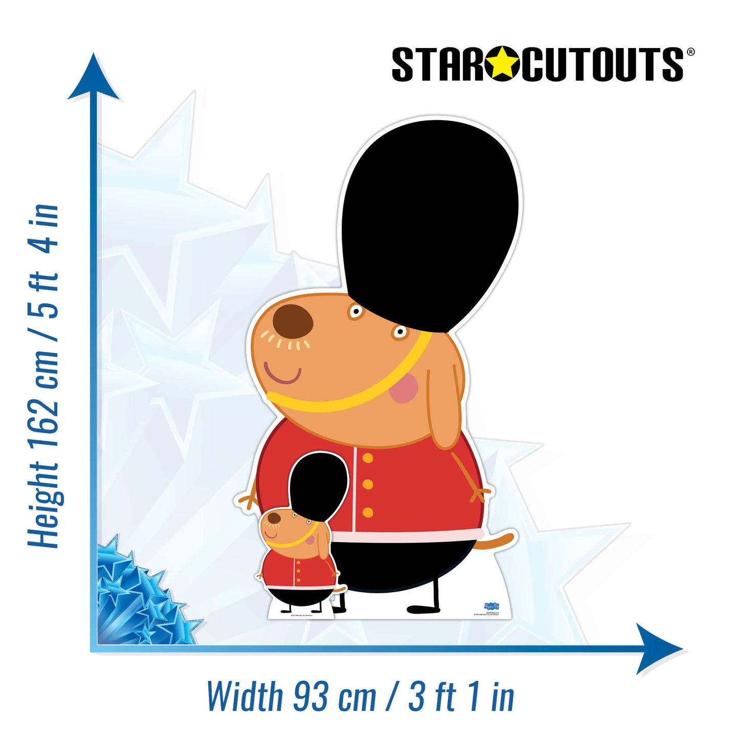 Royal Guard Peppa Cardboard Cutout - mycardboardcutout