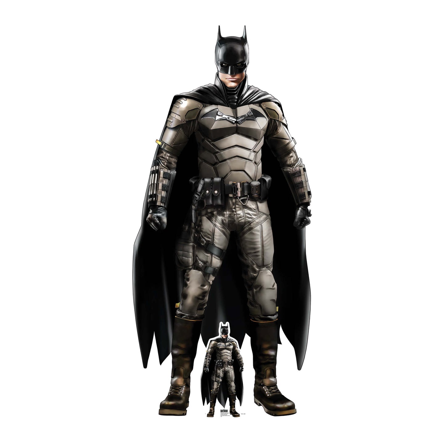 Batman Robert Pattinson The Batman 2022 Masterpiece Graphic Art Style Cardboard Cutout - mycardboardcutout