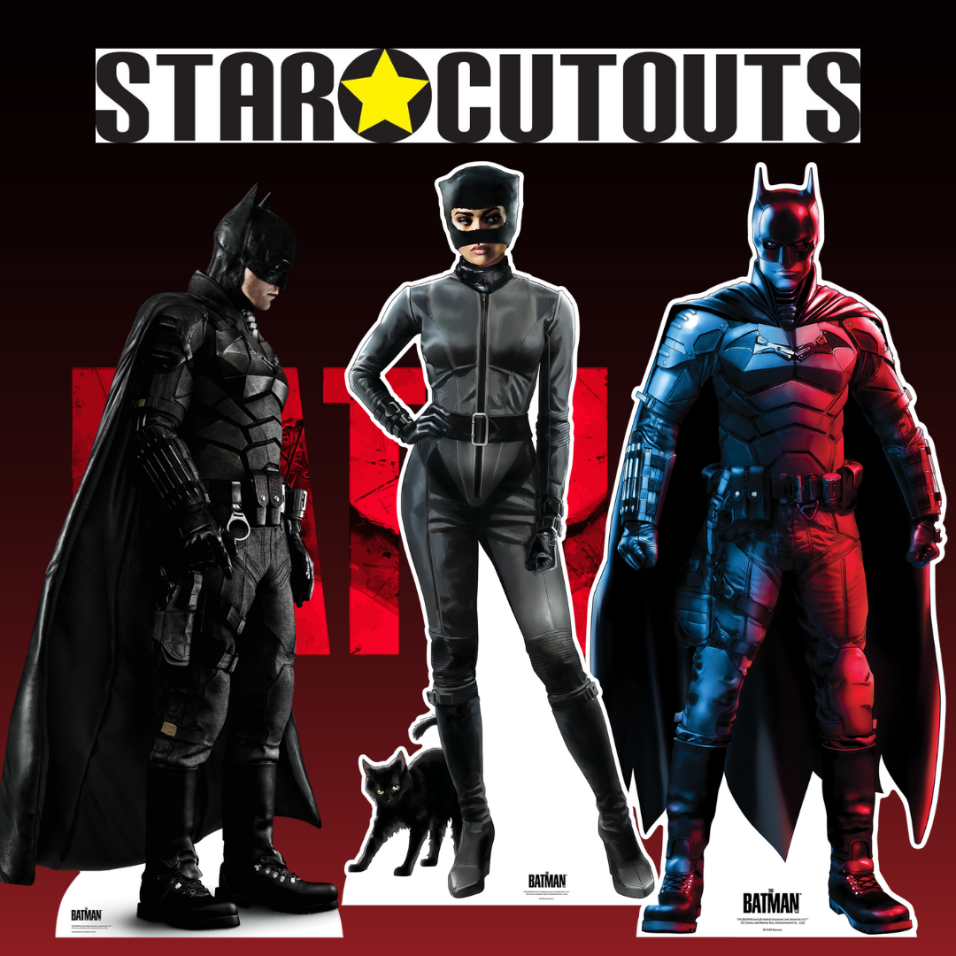Catwoman Zoe Kravitz The Batman 2022 Masterpiece Graphic Art Style Cardboard Cutout - mycardboardcutout