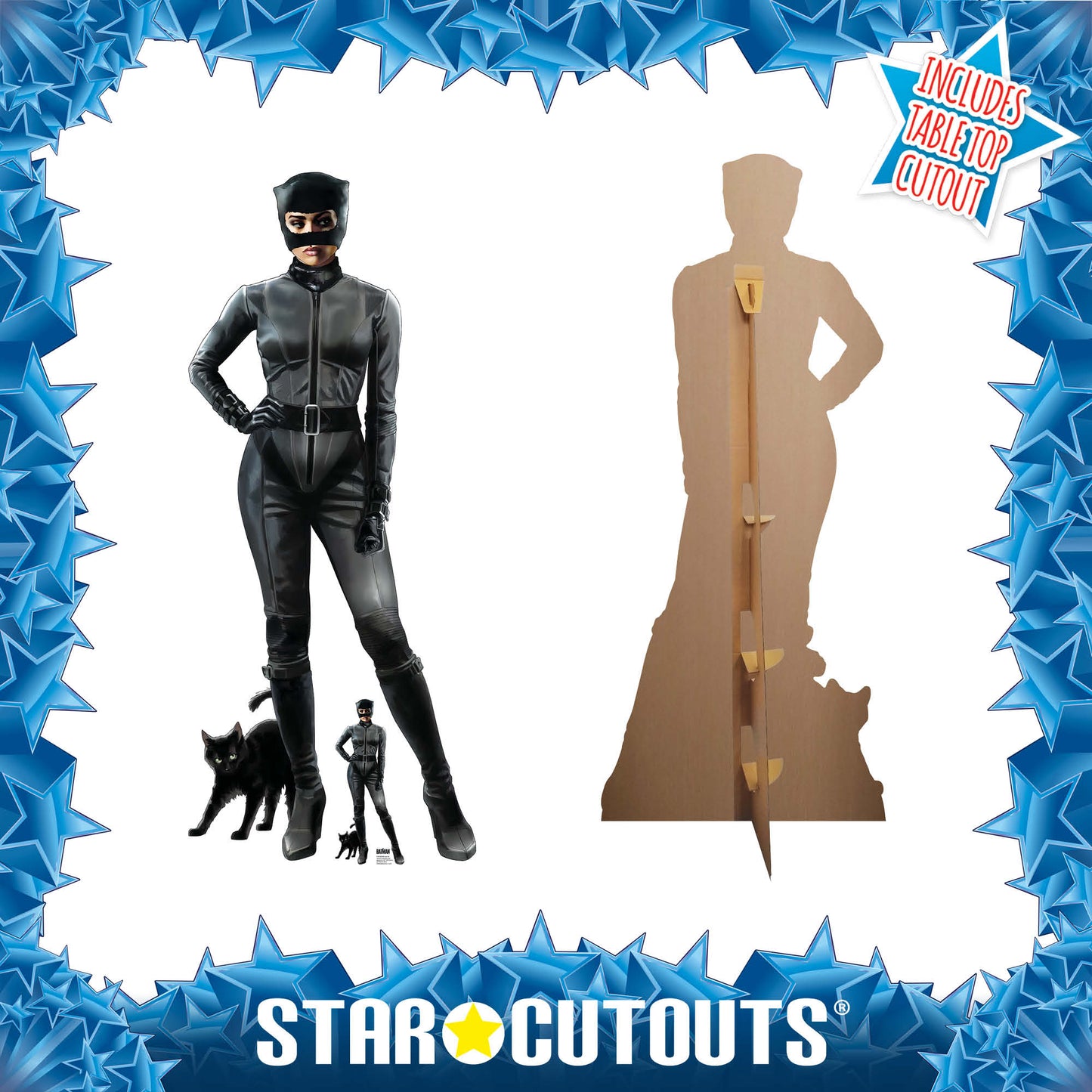 Catwoman Zoe Kravitz The Batman 2022 Masterpiece Graphic Art Style Cardboard Cutout - mycardboardcutout