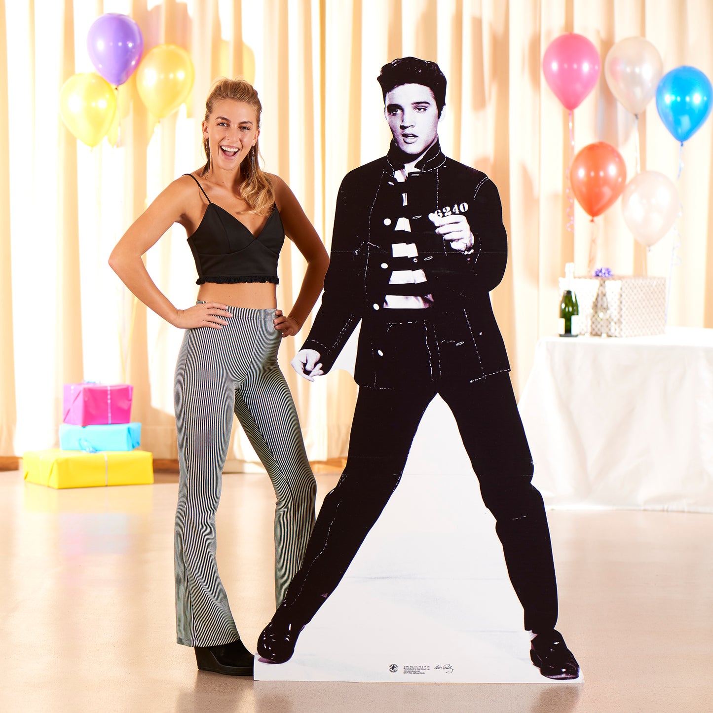 Elvis Jailhouse Rocks Cardboard Cutout