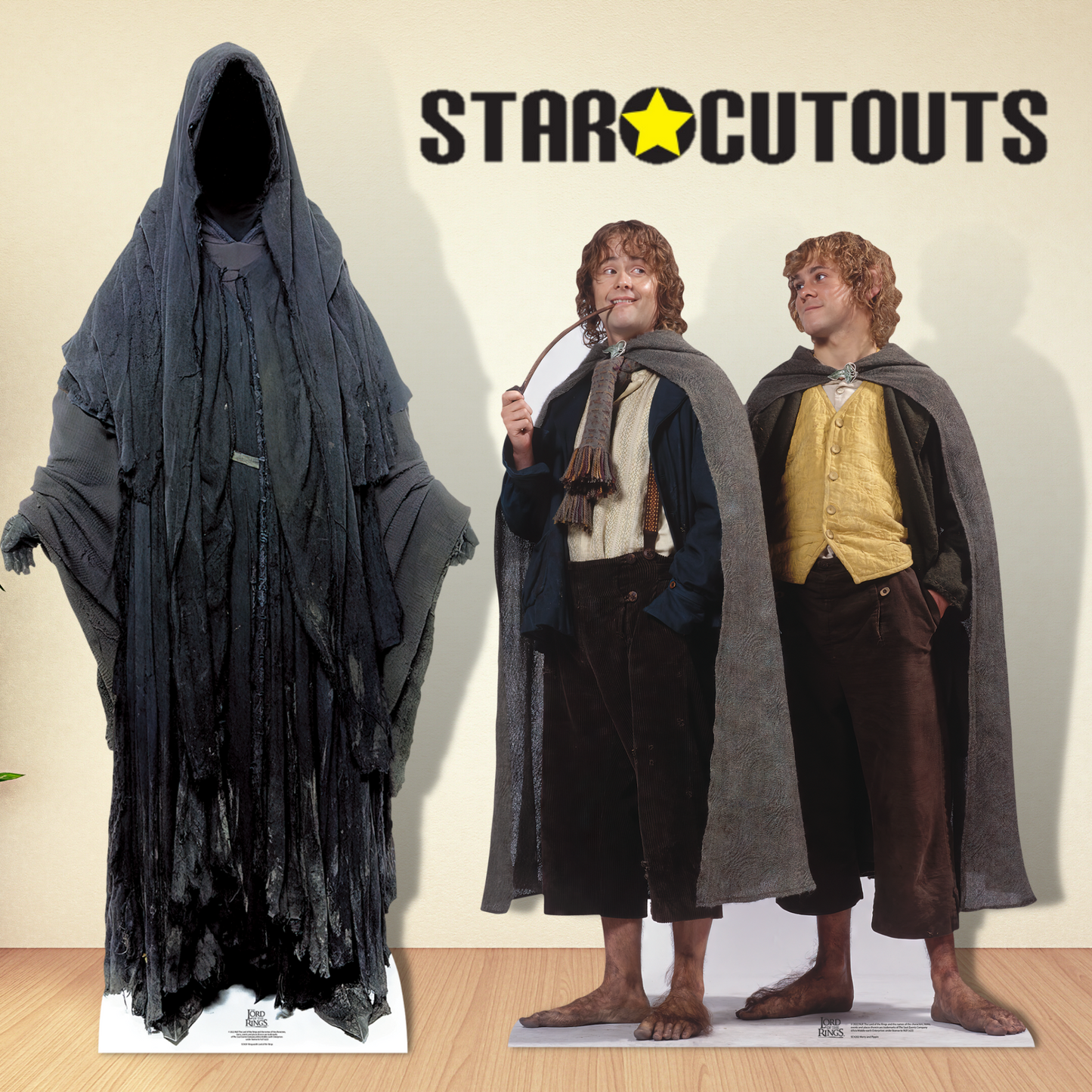 Merry and Pippin Double Lord of the Rings Cardboard Cutout