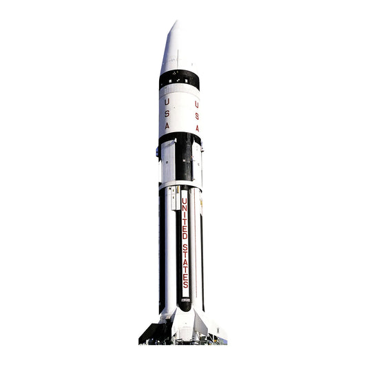 Space Rocket Spacecraft Tall Cutout - mycardboardcutout