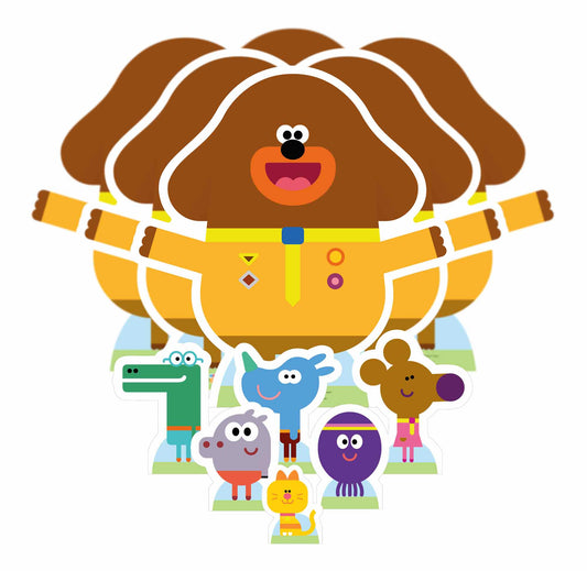 Hey Duggee & The Squirrels Table Toppers Party Pack Twelve Cut Outs