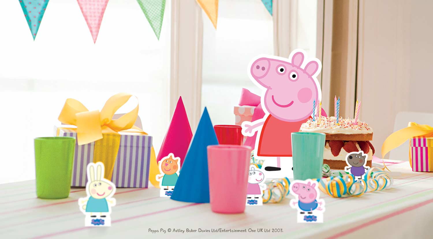 Peppa Pig Table Toppers Pack Ten Cut Outs - mycardboardcutout