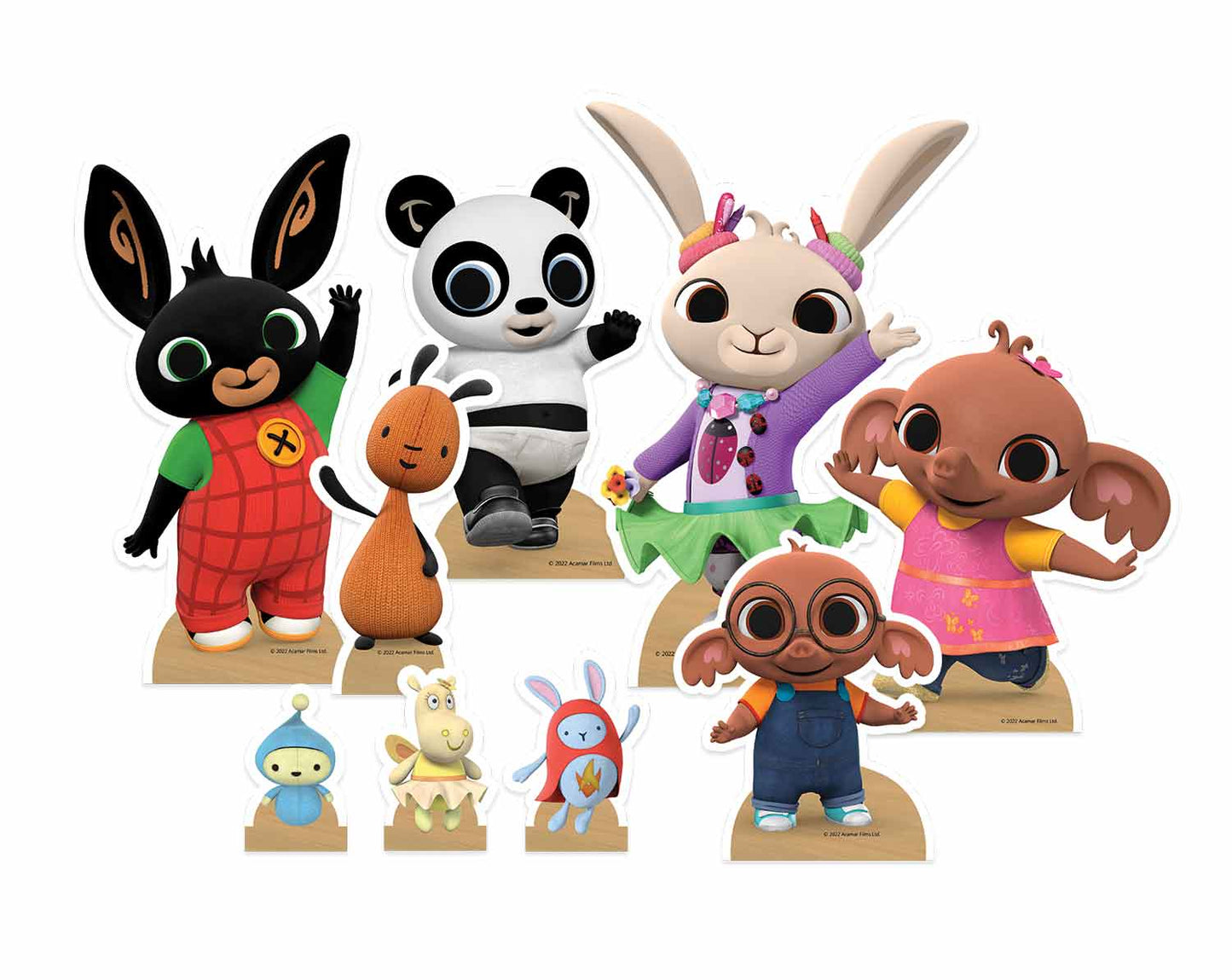 Bing Table Top Pack With Nine Mini Desk Top Cutouts - mycardboardcutout
