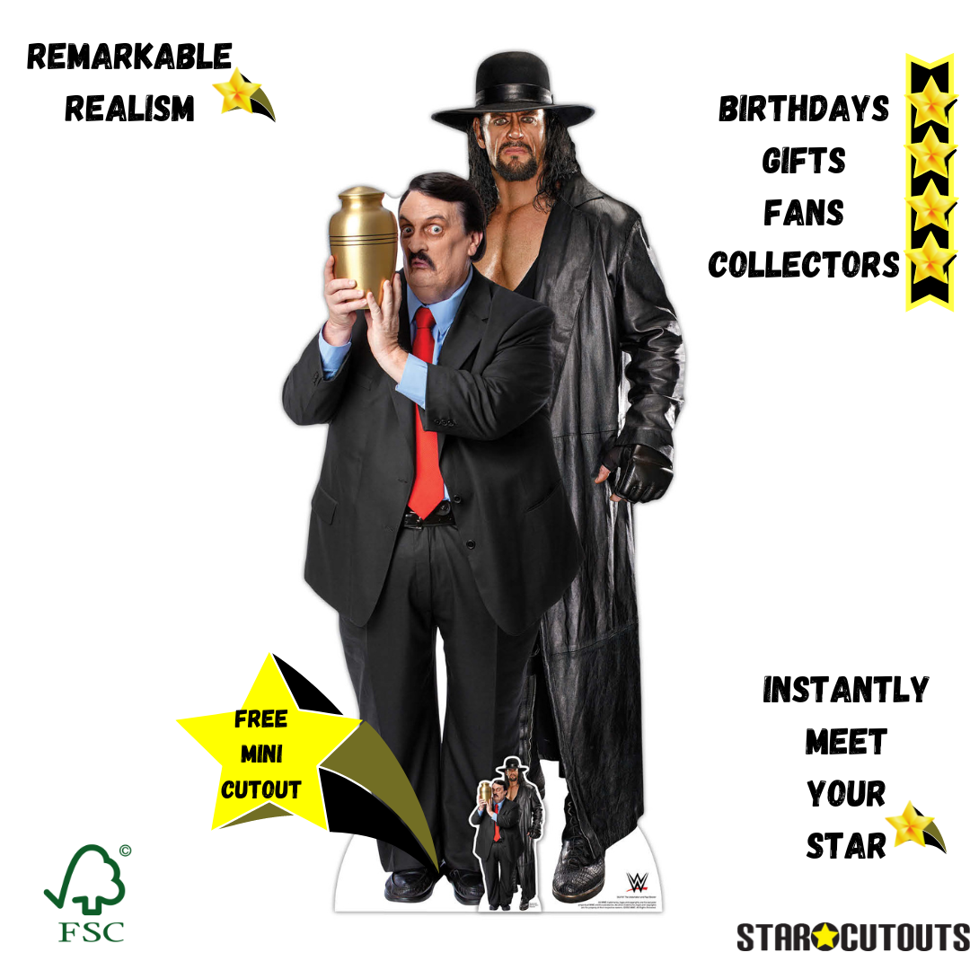 The Undertaker and Paul Bearer WWE Cardboard Cutout - mycardboardcutout