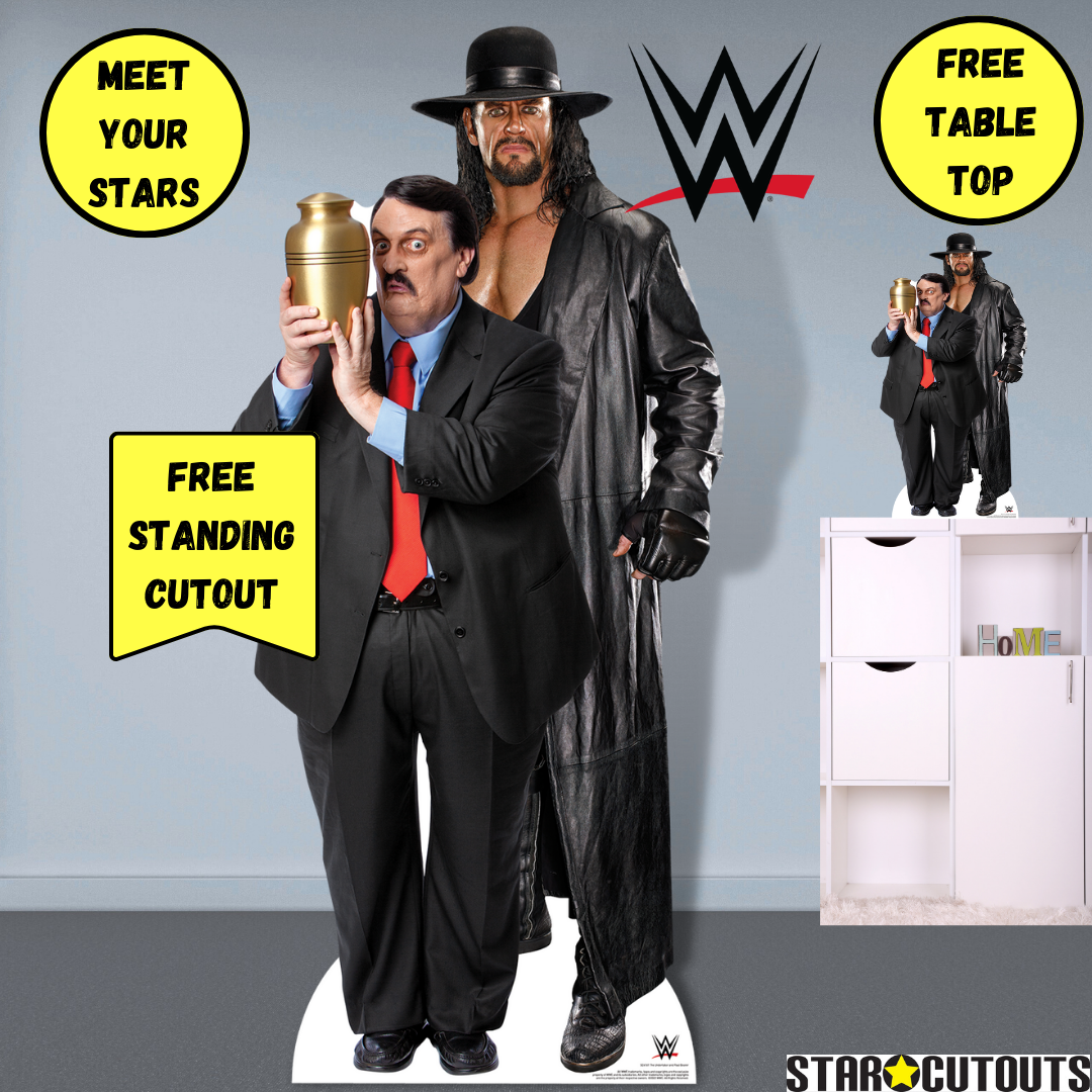 The Undertaker and Paul Bearer WWE Cardboard Cutout - mycardboardcutout