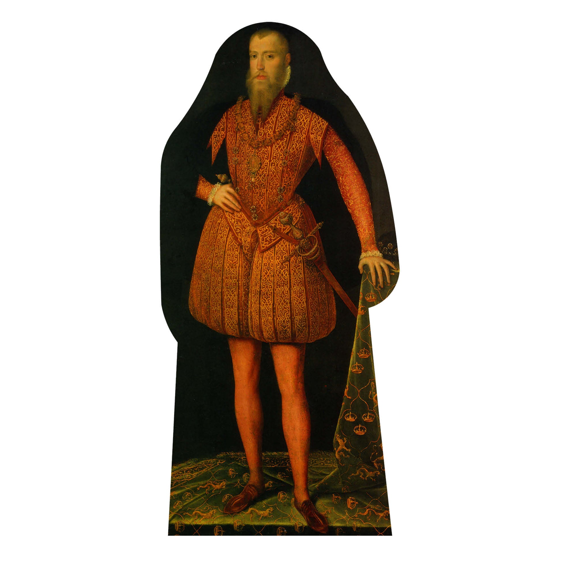 Tudor Man Stand-In Cardboard Cutout
