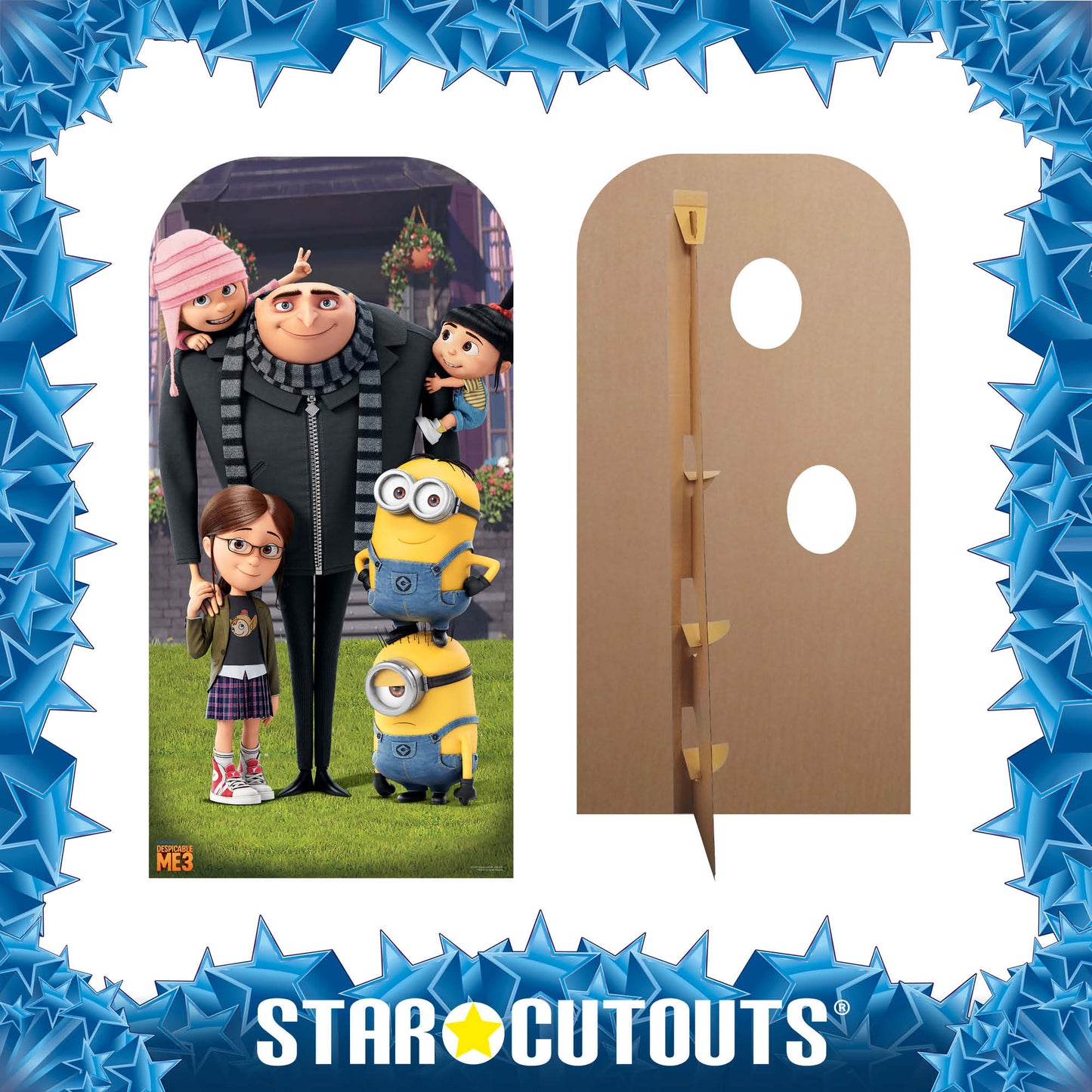 Despicable Me Adult and Child Stand-In Despicable Me and Minions Cardboard Cutout