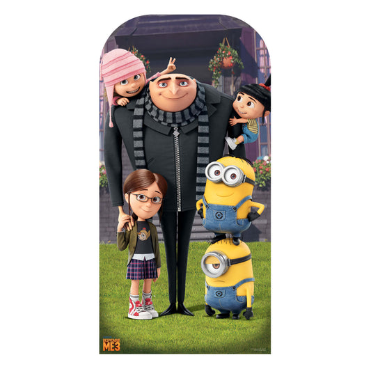 Despicable Me Adult and Child Stand-In Despicable Me and Minions Cardboard Cutout - mycardboardcutout