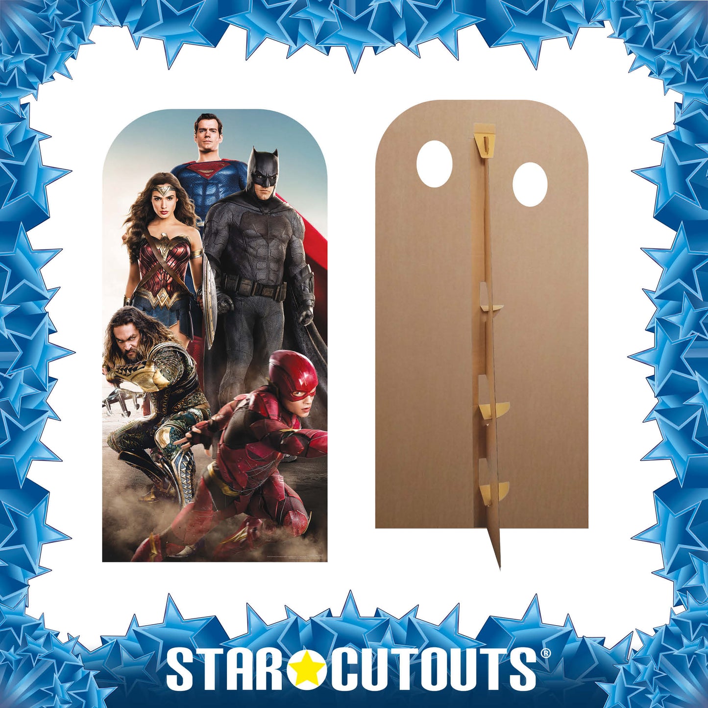 Justice League Stand In Adult Live Action Cardboard Cutout - mycardboardcutout