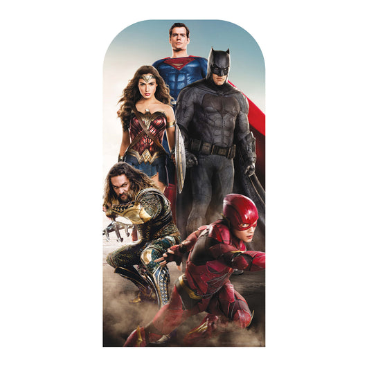 Justice League Stand In Adult Live Action Cardboard Cutout