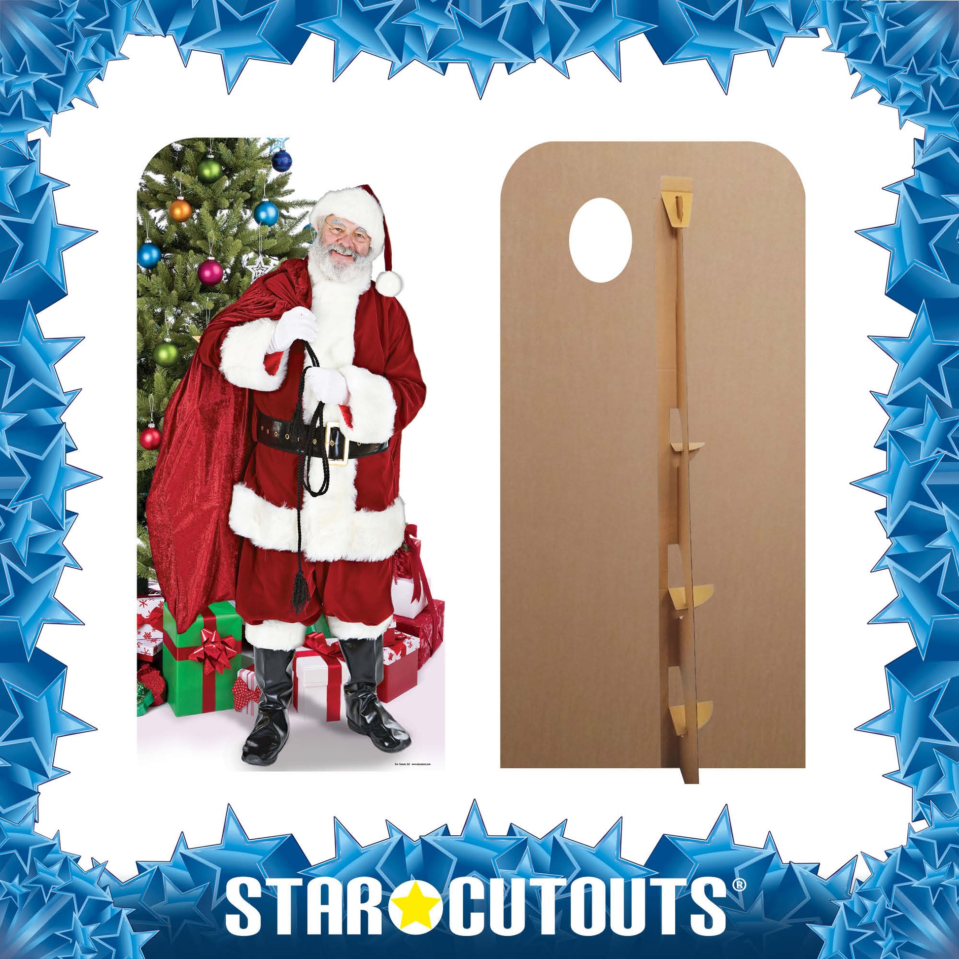 Father Christmas Stand-In Cardboard Cutout - mycardboardcutout
