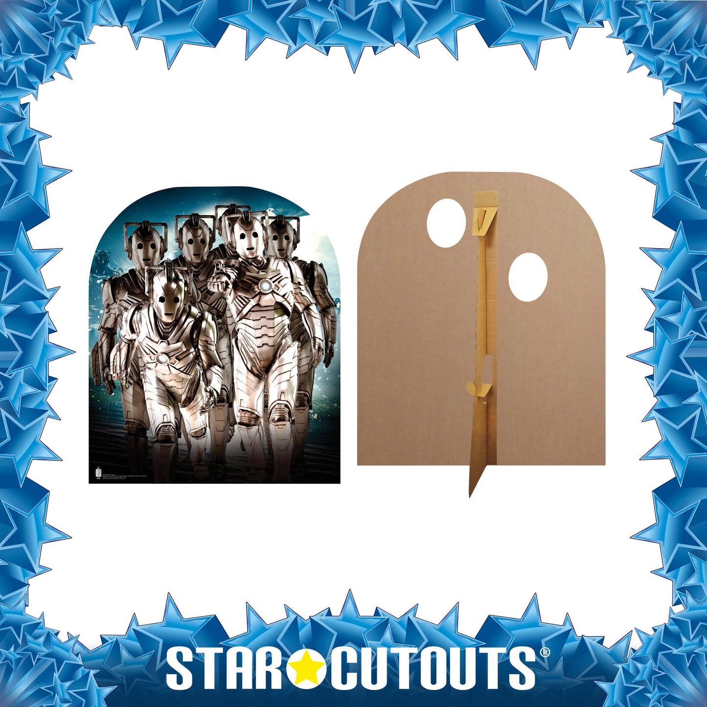 SC661 Cyberman Stand In child Cardboard Cutout - mycardboardcutout