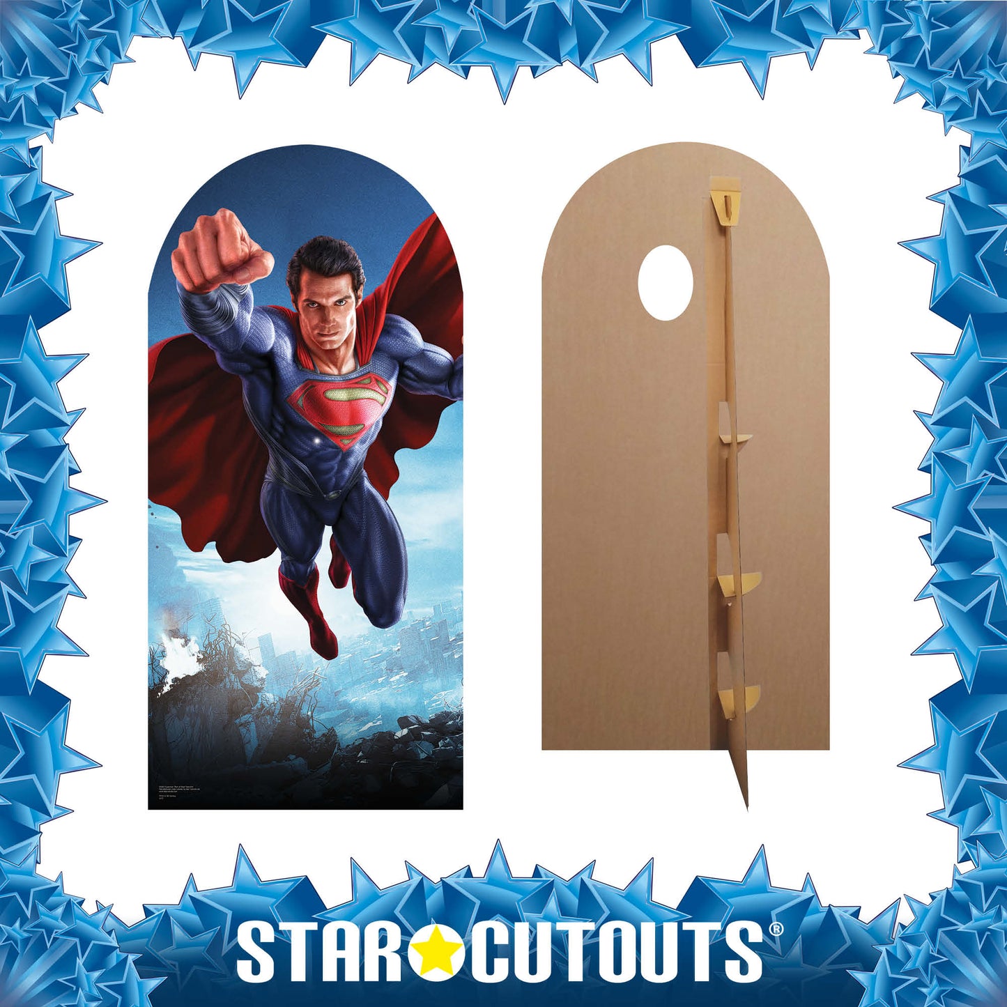 Superman Man of Steel Stand In Henry Cavill Cardboard Cutout - mycardboardcutout