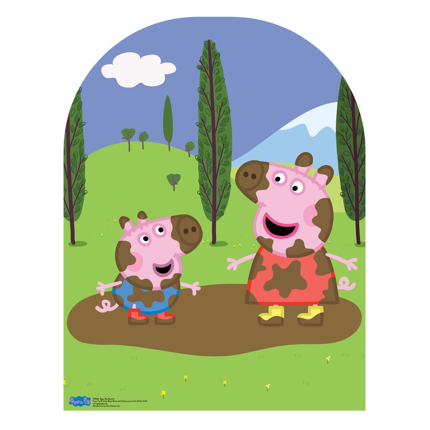 Peppa Pig Stand In Muddy Puddle Child Sized Cardboard Cutout - mycardboardcutout