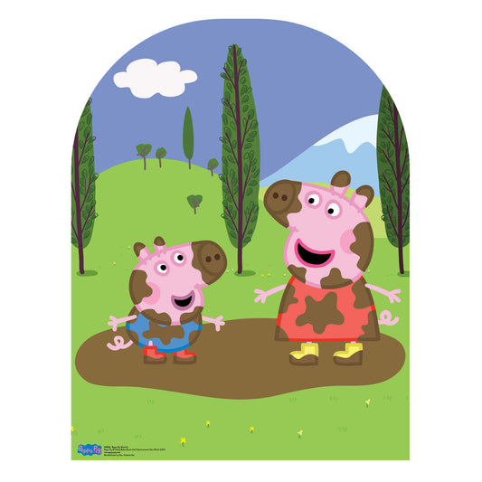 Peppa Pig Stand In Muddy Puddle Child Sized Cardboard Cutout - mycardboardcutout