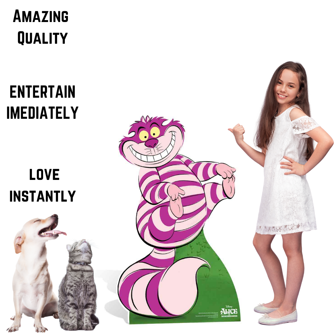 Cheshire Cat Classic Alice in Wonderland Cardboard Cutout Disney Official Product