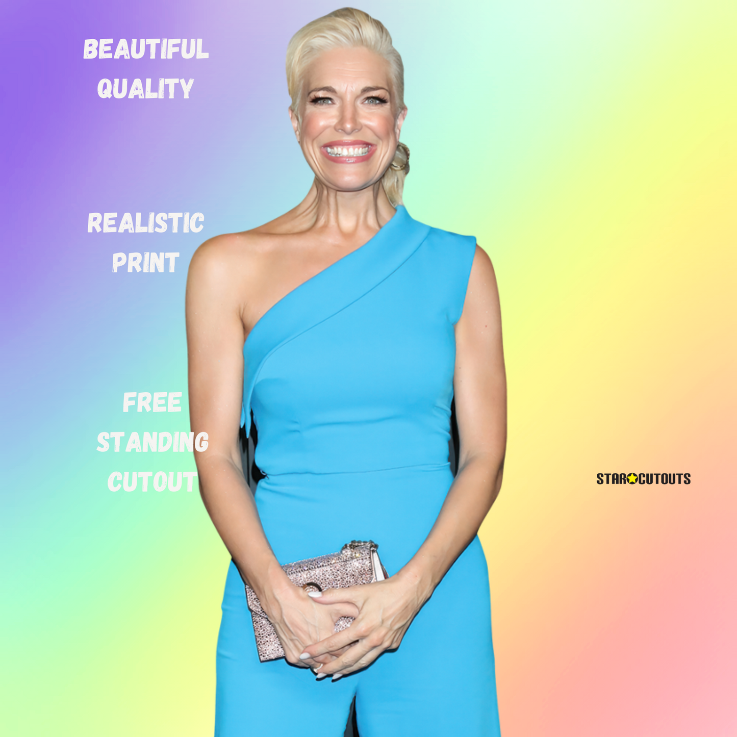 Hannah Waddingham Cardboard Cut Out Life Size With Mini - mycardboardcutout