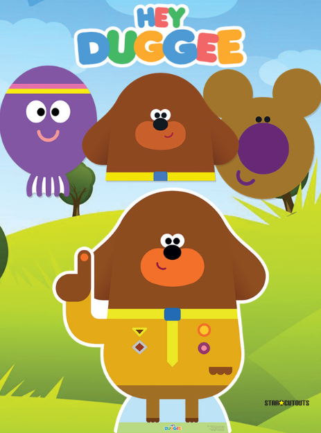 Hey Duggee & Squirrels Party Pack Of Six Masks - mycardboardcutout