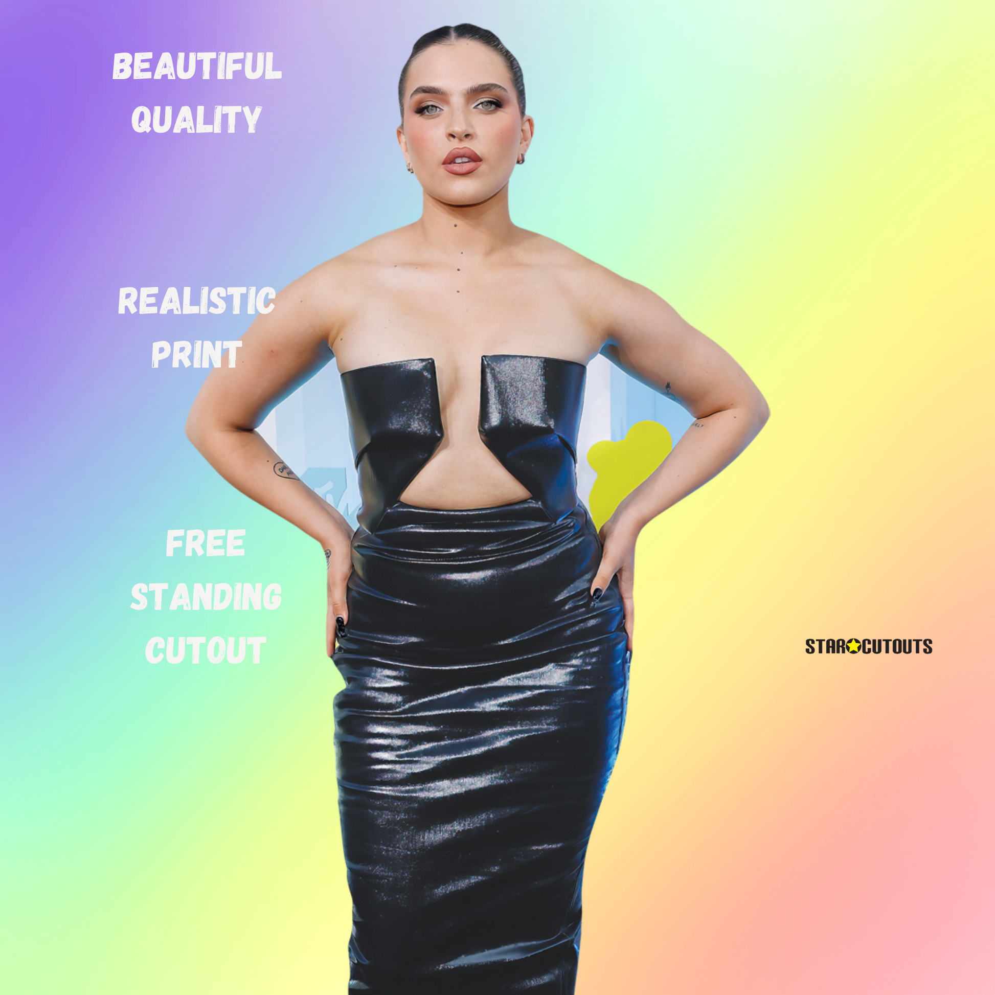 Mae Muller Cardboard Cut Out Life Size With Mini - mycardboardcutout