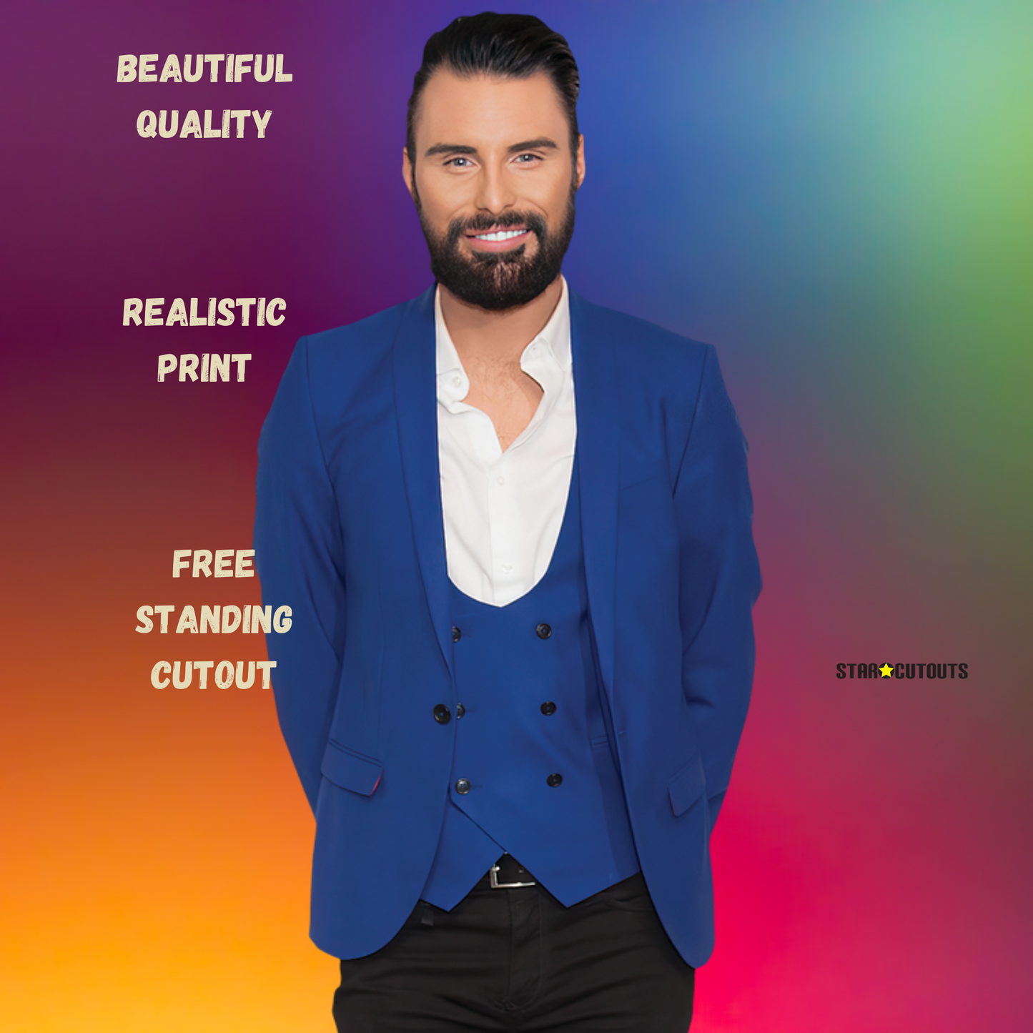 Rylan Clark Cardboard Cut Out Life Size With Mini - mycardboardcutout