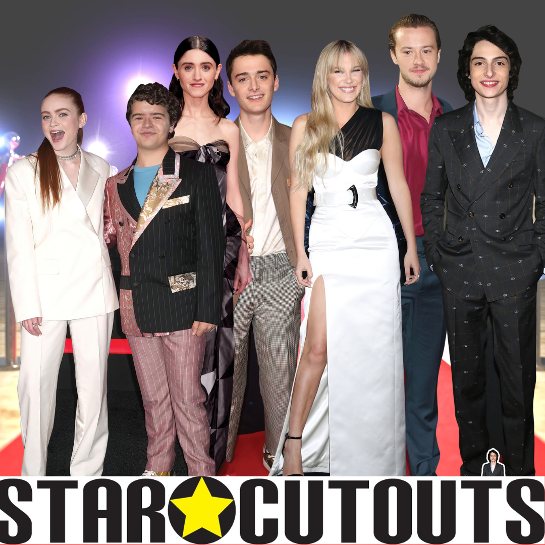 Noah Schnapp Brown Suit Cardboard Cutout Lifesize Actor Stranger Things - mycardboardcutout