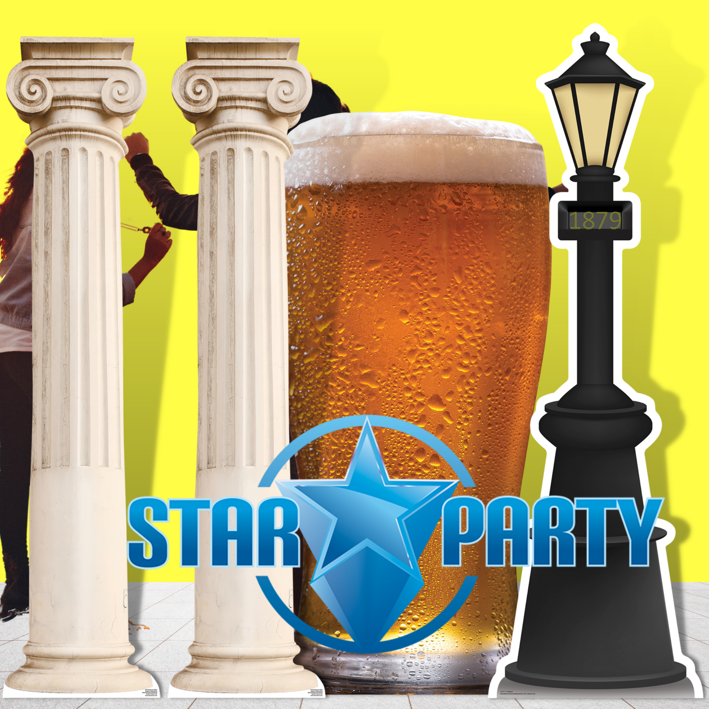 Victorian Lamp Post Cardboard Cutout - mycardboardcutout