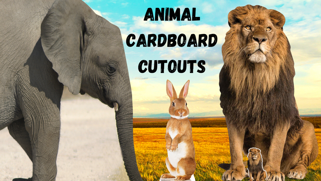 animal cardboard cut outs