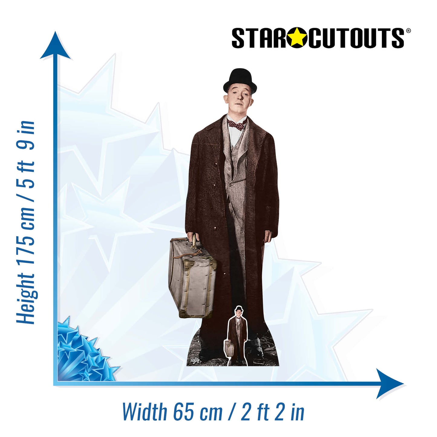 SC1046 Stan Laurel Cardboard Cut Out Height 175cm