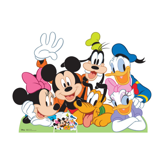 Mickey Mouse and Friends Group Cardboard Cut Out Height 99cm