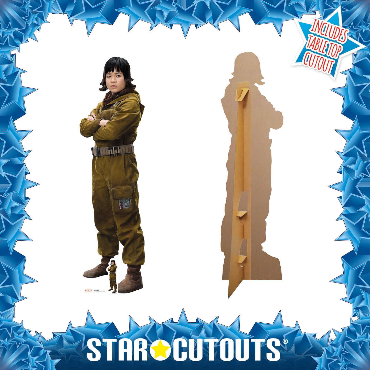 Rose Tico The Last Jedi Cardboard Cut Out Height 159cm