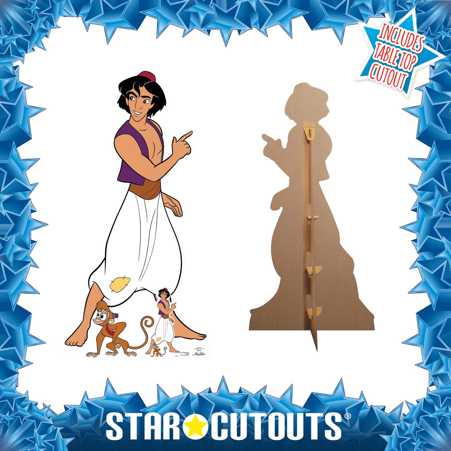 Aladdin Classic Cardboard Cut Out Height 185cm