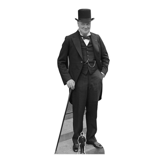 SC1451 Winston Churchill PoliticIan Cardboard Cut Out Height 184cm