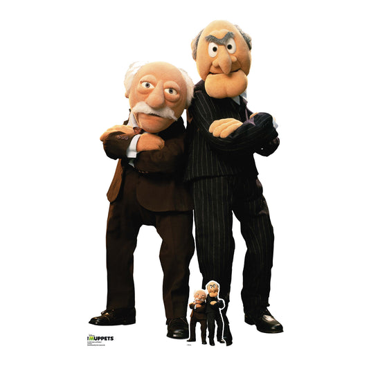Statler and Waldorf Cardboard Cut Out Height 149cm