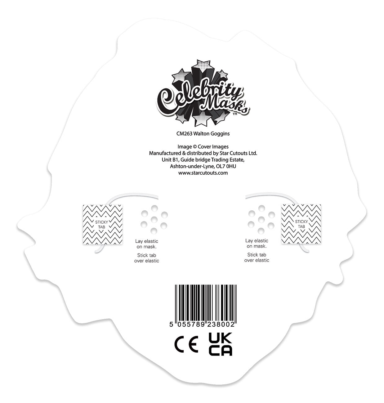 CM263 Walton Goggins Single Cardboard Face Mask