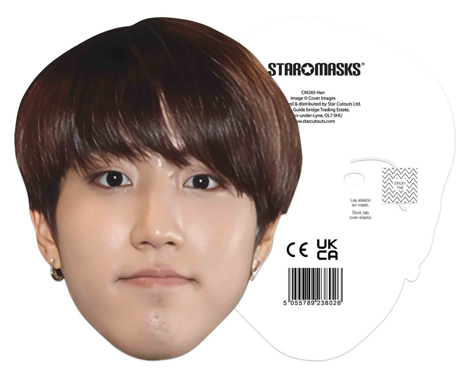 CM265 Han Stray Kids Single Cardboard Face Mask